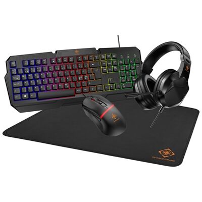 Deltaco Gaming Set-up Kit (Headset Keyboard - Gaming Tastatur - Englisch (US) Deltaco Gaming Set-up Kit (Headset Keyboard - Gaming Tastatur - Englisch (US)