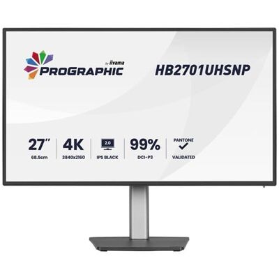 27" iiyama ProGraphic HB2701UHSNP-B1 - LED monitor - 4K - 27" - HDR 27" iiyama ProGraphic HB2701UHSNP-B1 - LED monitor - 4K - 27" - HDR