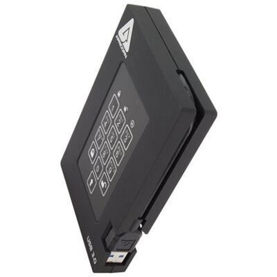 Apricorn Aegis Padlock Fortress - Extern Festplatte - 2TB - Schwarz Apricorn Aegis Padlock Fortress - Extern Festplatte - 2TB - Schwarz