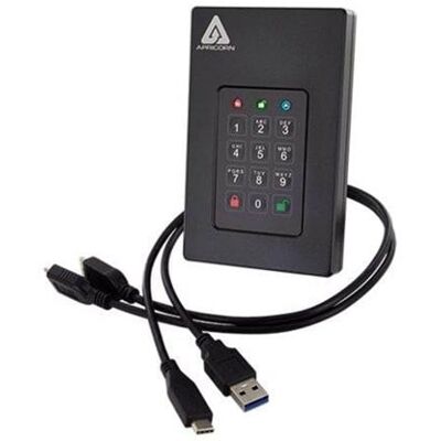 Apricorn Aegis Fortress L3 - Extern Festplatte - 2TB - Schwarz Apricorn Aegis Fortress L3 - Extern Festplatte - 2TB - Schwarz