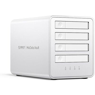 ORICO 8848RC3 DAS Series 4-bay 2.5" HDD/SSD/M.2 SATA/mSATA Disk Array - White - NAS Server ORICO 8848RC3 DAS Series 4-bay 2.5" HDD/SSD/M.2 SATA/mSATA Disk Array - White - NAS Server
