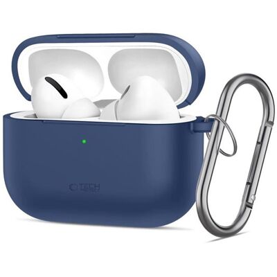 Tech-Protect Silicone Hook Case for AirPods Pro - Navy Blue Tech-Protect Silicone Hook Case for AirPods Pro - Navy Blue