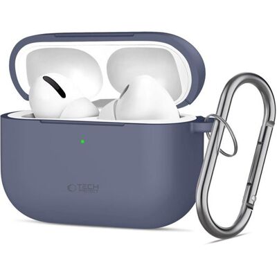 Tech-Protect Silicone Hook Case for AirPods Pro - Blue Tech-Protect Silicone Hook Case for AirPods Pro - Blue