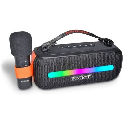 Bontempi Tech Kabelloser Lautsprecher - Wireless Mikrofon & RGB Lichter Bontempi Tech Kabelloser Lautsprecher - Wireless Mikrofon & RGB Lichter