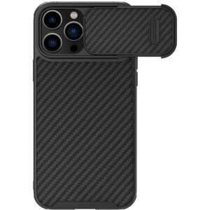 Nillkin Synthetic Fiber S Case iPhone 14 Pro Case with Camera Cover Black Nillkin Synthetic Fiber S Case iPhone 14 Pro Case with Camera Cover Black