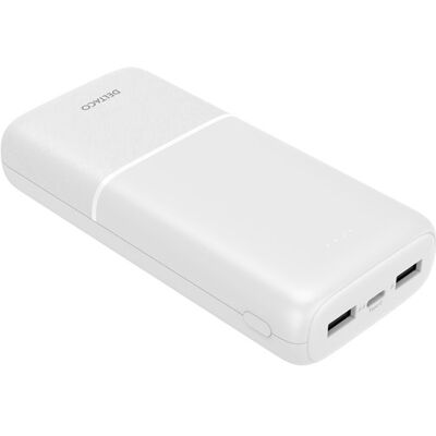 Deltaco Powerbank 20.000 mAh - Weiß - Powerbank Deltaco Powerbank 20.000 mAh - Weiß - Powerbank