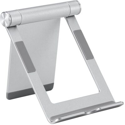 Deltaco Arm-0516 - Ständer für Mobiltelefon/Tablet - Aluminium, Einstellbar, Faltbar, Universell - Silber Deltaco Arm-0516 - Ständer für Mobiltelefon/Tablet - Aluminium, Einstellbar, Faltbar, Universell - Silber