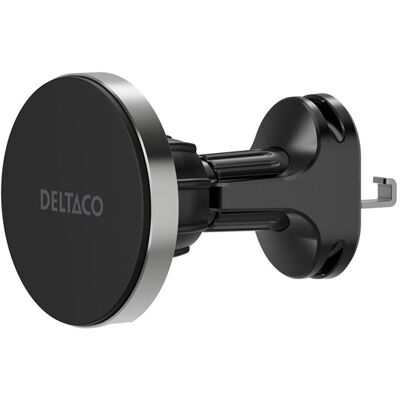 Deltaco Detachable wireless car charger magnet works with phones and iPhones Qi2 compatible Deltaco Detachable wireless car charger magnet works with phones and iPhones Qi2 compatible