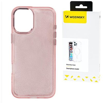 Wozinsky - Galaxy S25 Ultra Glitter Case - Rosa - Case Wozinsky - Galaxy S25 Ultra Glitter Case - Rosa - Case