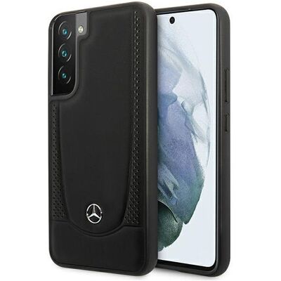 Mercedes Leder Urban Line Hülle für Samsung Galaxy S22+ - Schwarz Mercedes Leder Urban Line Hülle für Samsung Galaxy S22+ - Schwarz