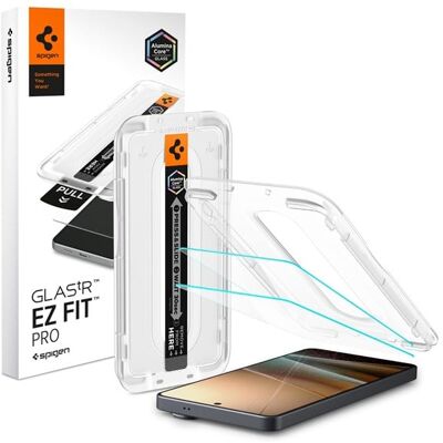 Spigen Glass tR EZ Fit Pro Anti Reflection 2 Pack - transparency - Samsung Galaxy S26 Ultra Spigen Glass tR EZ Fit Pro Anti Reflection 2 Pack - transparency - Samsung Galaxy S26 Ultra