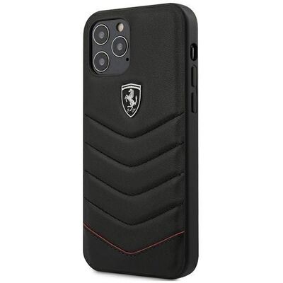 Ferrari iPhone 12 Pro Max Hartschale - Off Track Quiltet Ferrari iPhone 12 Pro Max Hartschale - Off Track Quiltet