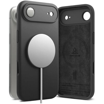 Ringke Silicone Magnetic MagSafe Case for iPhone 17 Air - Black Ringke Silicone Magnetic MagSafe Case for iPhone 17 Air - Black