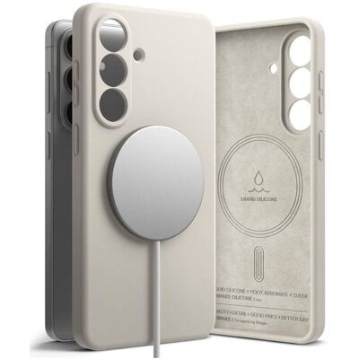 Ringke Silicone MagSafe Case for Samsung Galaxy S26+ - Beige Ringke Silicone MagSafe Case for Samsung Galaxy S26+ - Beige
