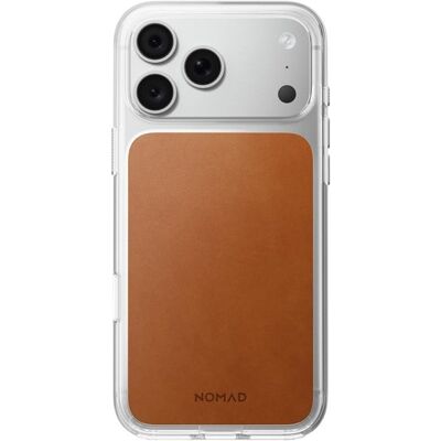 Nomad Clear Leather Case - saddle (Horween) - iPhone 18 Pro Max/17 Pro Max Nomad Clear Leather Case - saddle (Horween) - iPhone 18 Pro Max/17 Pro Max