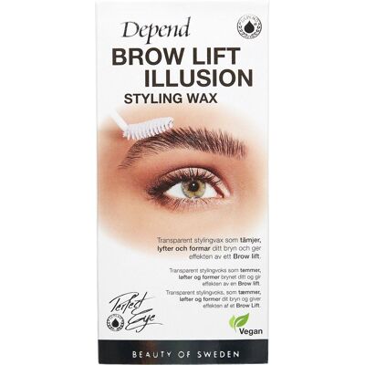 Depend Perfect Eye Brow Lift Illusion Styling Wax - Transparent Depend Perfect Eye Brow Lift Illusion Styling Wax - Transparent