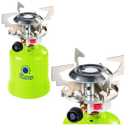 MEVA FOCUS Campingkocher - Piezozünder, Geringer Gasverbrauch, 1,4kW MEVA FOCUS Campingkocher - Piezozünder, Geringer Gasverbrauch, 1,4kW