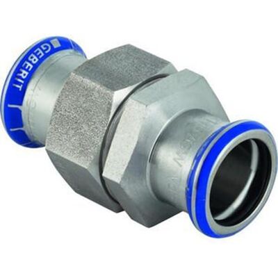 Geberit GEBERIT Mapress Verbindung mit Umläufer aus Chromnickelstahl - 28 mm Geberit GEBERIT Mapress Verbindung mit Umläufer aus Chromnickelstahl - 28 mm