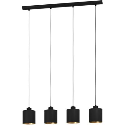 EGLO ZARAGOZA pendant 4xE27 L925, black/gold EGLO ZARAGOZA pendant 4xE27 L925, black/gold