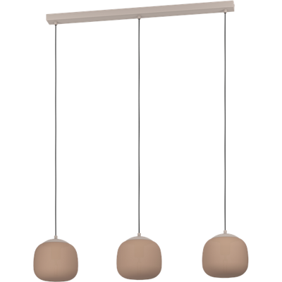EGLO COMINIO long table pendant taupe/sand EGLO COMINIO long table pendant taupe/sand