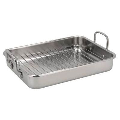 Funktion Baking dish with grid Endurance 35 x 26 x 6 cm Stainless steel Funktion Baking dish with grid Endurance 35 x 26 x 6 cm Stainless steel