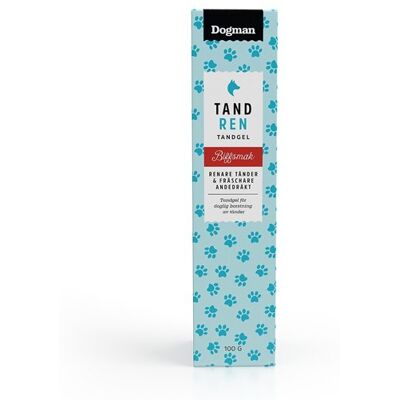 Dogman Tandgel - Rindfleischgeschmack - Tägliche Zahnreinigung - 100g Dogman Tandgel - Rindfleischgeschmack - Tägliche Zahnreinigung - 100g