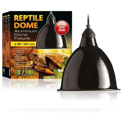 Exo Terra Reptil-Dom - Aluminiumreflektorlampe, groß - 21,0 x 23,0 x 21,8 cm Exo Terra Reptil-Dom - Aluminiumreflektorlampe, groß - 21,0 x 23,0 x 21,8 cm