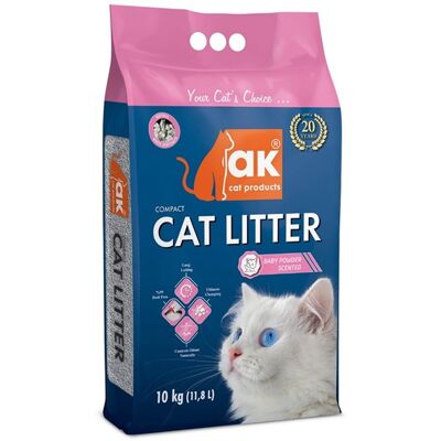 AK Katzenstreu - 10kg - Parfümiert, Klumpend - Katzenstreu AK Katzenstreu - 10kg - Parfümiert, Klumpend - Katzenstreu