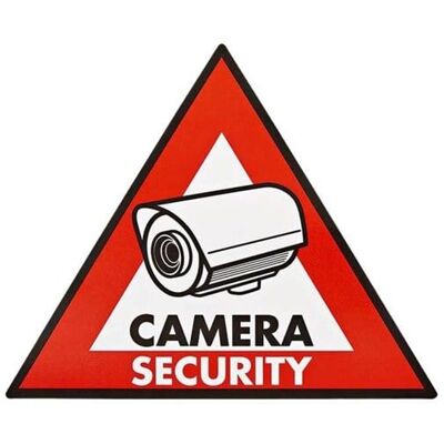 Nedis sign - surveillance camera - camera security - PVC (pack of 5) Nedis sign - surveillance camera - camera security - PVC (pack of 5)