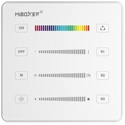 Miboxer Fjernbetjening - Dmpbar - 3V - 4 Zoner Miboxer Fjernbetjening - Dmpbar - 3V - 4 Zoner