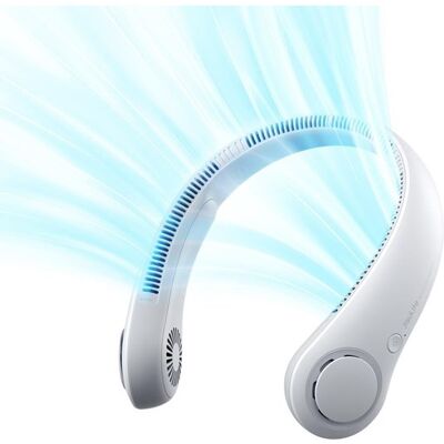 Jisulife Neck Fan 3 4000mAh Portable Neck Fan - Gray Jisulife Neck Fan 3 4000mAh Portable Neck Fan - Gray