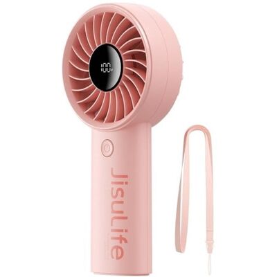 Jisulife Handheld Fan Life4 3600mAh Portable USB Fan - Pink Jisulife Handheld Fan Life4 3600mAh Portable USB Fan - Pink
