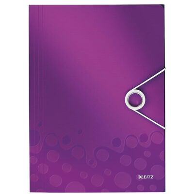 Leitz WOW Eckspannermappe Violett Leitz WOW Eckspannermappe Violett