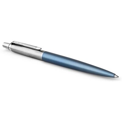 Parker Jotter Kugelschreiber Waterloo Blue Mittlere Spitze Blaue Tinte Geschenkbox Parker Jotter Kugelschreiber Waterloo Blue Mittlere Spitze Blaue Tinte Geschenkbox