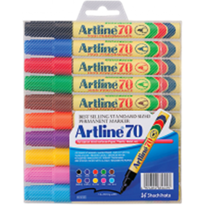 Artline 70 1,5 mm Mehrfarbiger Permanentmarker - Marker Artline 70 1,5 mm Mehrfarbiger Permanentmarker - Marker