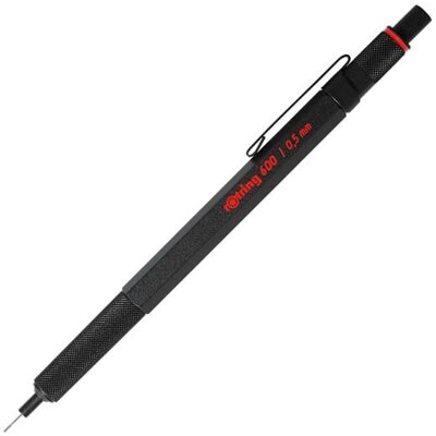 Rotring rOtring 600 Druckbleistift 05 mm Schwarz Ergonomisches Vollmetallgehuse Rotring rOtring 600 Druckbleistift 05 mm Schwarz Ergonomisches Vollmetallgehuse
