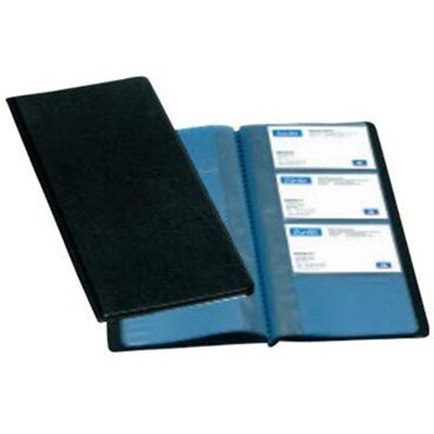 Bantex ELBA Standard - business card book - for 58 x 86 mm - capacity: 96 cards - black (pack of 12) Bantex ELBA Standard - business card book - for 58 x 86 mm - capacity: 96 cards - black (pack of 12)