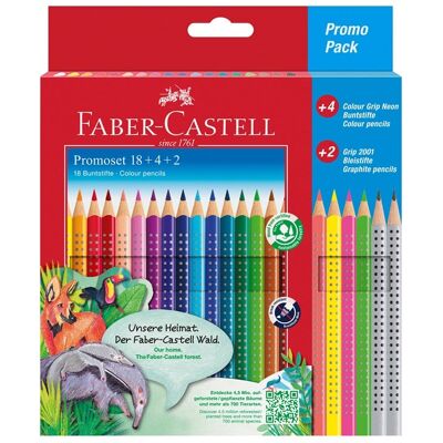 Faber-Castell Promotionset Colour Grip 1842 Faber-Castell Promotionset Colour Grip 1842