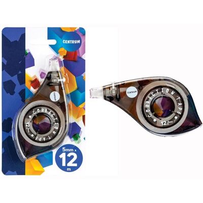 CENTRUM Correction tape 5mm*12 meters. CENTRUM Correction tape 5mm*12 meters.
