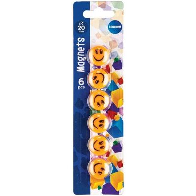 CENTRUM Magnets SMILE 20mm 6 pcs. CENTRUM Magnets SMILE 20mm 6 pcs.
