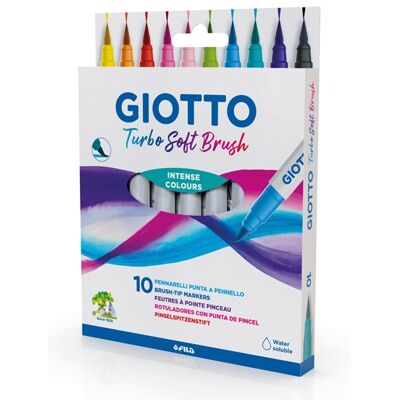 Giotto Turbo Soft Brush Intense Colours 10 pcs BL Giotto Turbo Soft Brush Intense Colours 10 pcs BL