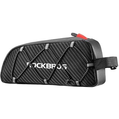 Rockbros 039BK 1L Braided Bike Frame Bag - Black Rockbros 039BK 1L Braided Bike Frame Bag - Black