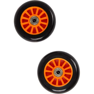 My Hood Set of Wheels 100 mm - Orange/Black My Hood Set of Wheels 100 mm - Orange/Black