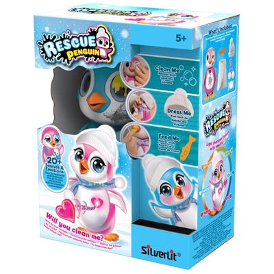 Silverlit Rescue Penguin - Interaktiver Roboter Pink oder Blau Silverlit Rescue Penguin - Interaktiver Roboter Pink oder Blau