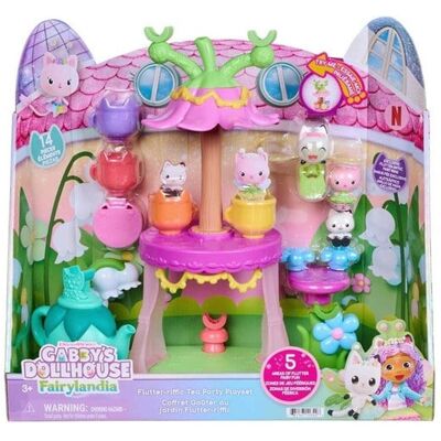 Gabby's Dollhouse Gabbys Dollhouse Flutterriffic Tea Party Playset Gabby's Dollhouse Gabbys Dollhouse Flutterriffic Tea Party Playset