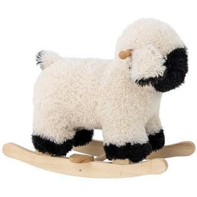 Bloomingville Mini Dolly - Sheep Rocking Toy White Bloomingville Mini Dolly - Sheep Rocking Toy White