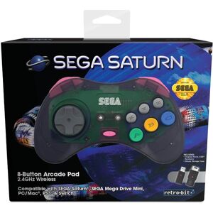 Retro-Bit SEGA Saturn 2.4G M2 - Grey - Wired Controller - Sega Genesis Retro-Bit SEGA Saturn 2.4G M2 - Grey - Wired Controller - Sega Genesis