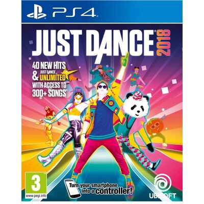 Ubisoft Just Dance 2018 - Sony PlayStation 4 - Musik - PEGI 3 Ubisoft Just Dance 2018 - Sony PlayStation 4 - Musik - PEGI 3
