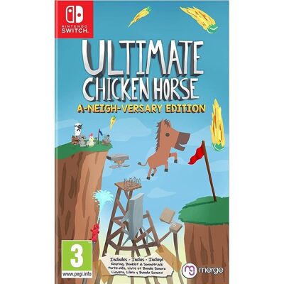 Merge Games Ultimate Chicken Horse: A-Neigh-Versary Edition - Nintendo Switch - Platformer - PEGI 3 Merge Games Ultimate Chicken Horse: A-Neigh-Versary Edition - Nintendo Switch - Platformer - PEGI 3