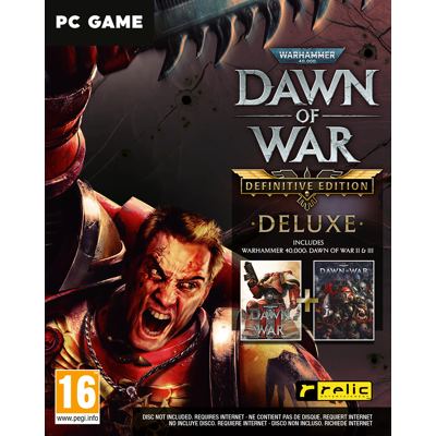 Relic Entertainment Warhammer 40.000: Dawn of War (Definitive Edition Deluxe) - Code in a Box - Windows - Strategie - PEGI 16 Relic Entertainment Warhammer 40.000: Dawn of War (Definitive Edition Deluxe) - Code in a Box - Windows - Strategie - PEGI 16